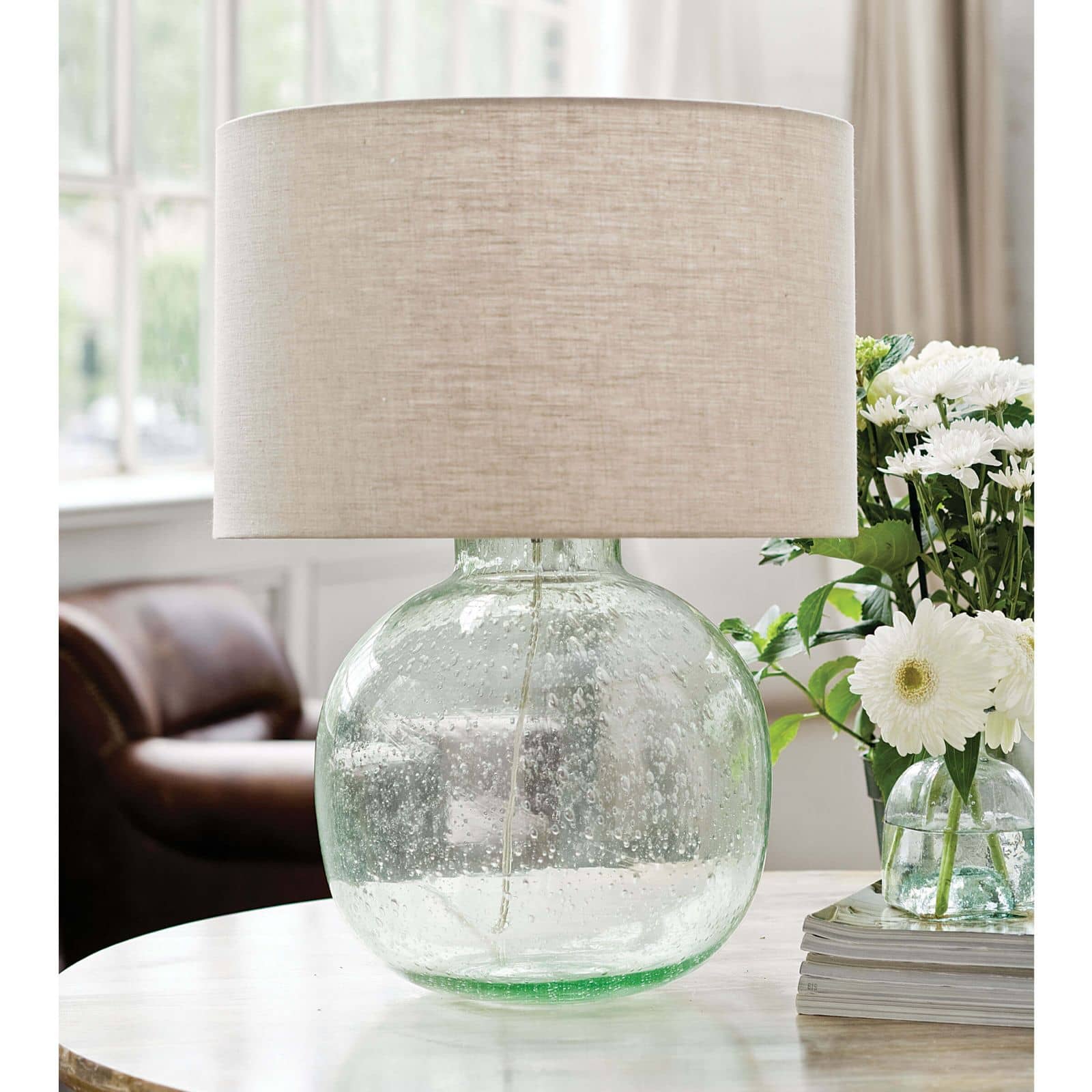 Regina Andrew Seeded Recycled Glass Table Lamp