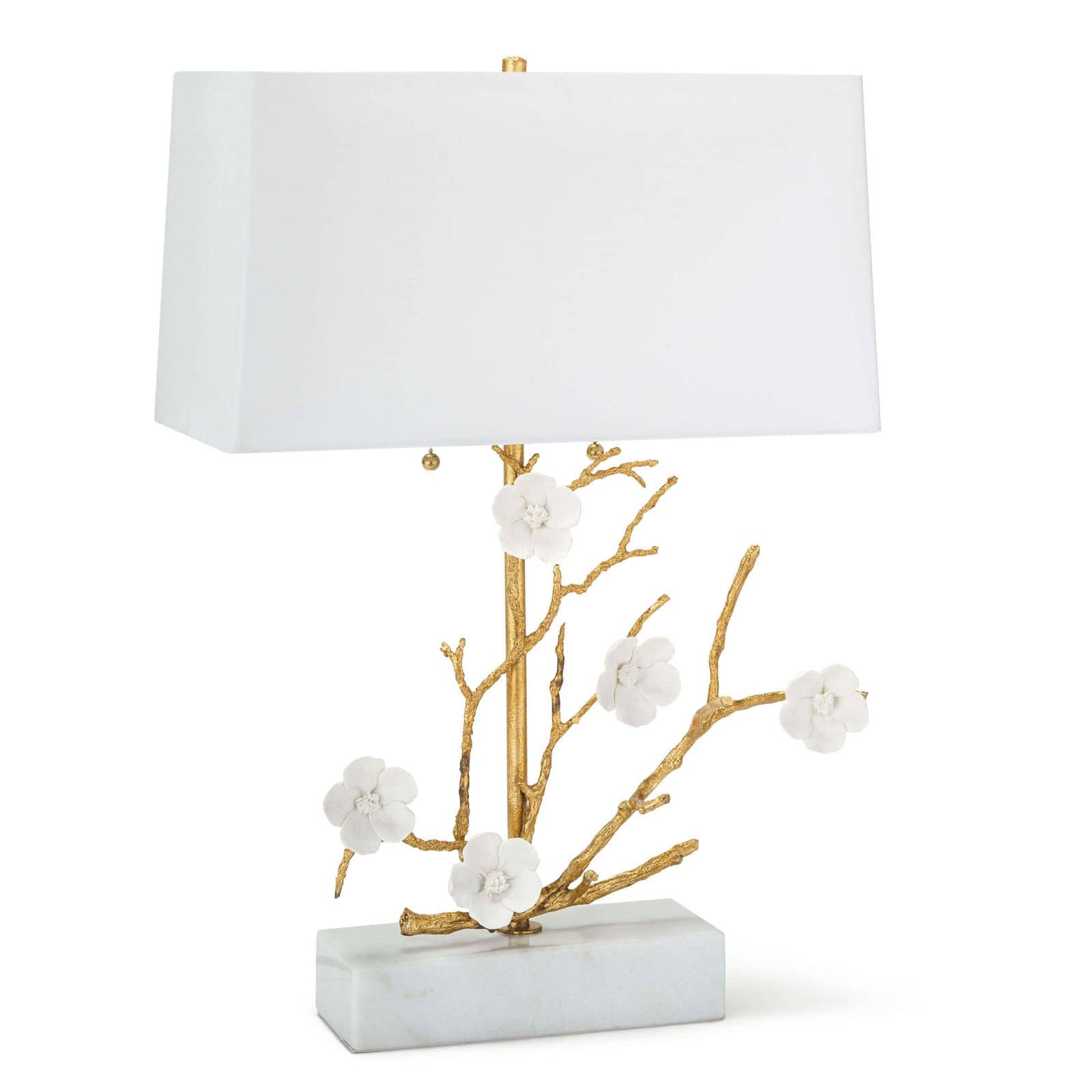 Regina Andrew  Cherise Horizontal Table Lamp (Gold) Lamp Regina Andrew Gold  