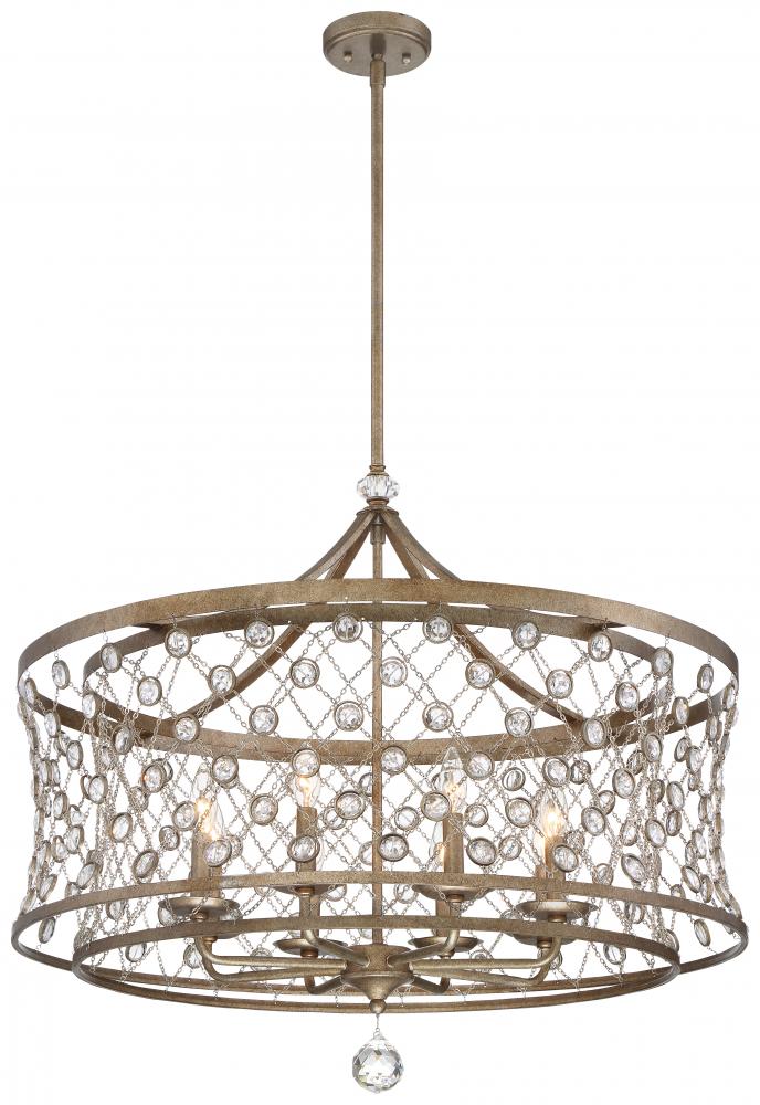 Minka Metropolitan 8 LIGHT PENDANT N6585 Pendants Minka Metropolitan Gold  