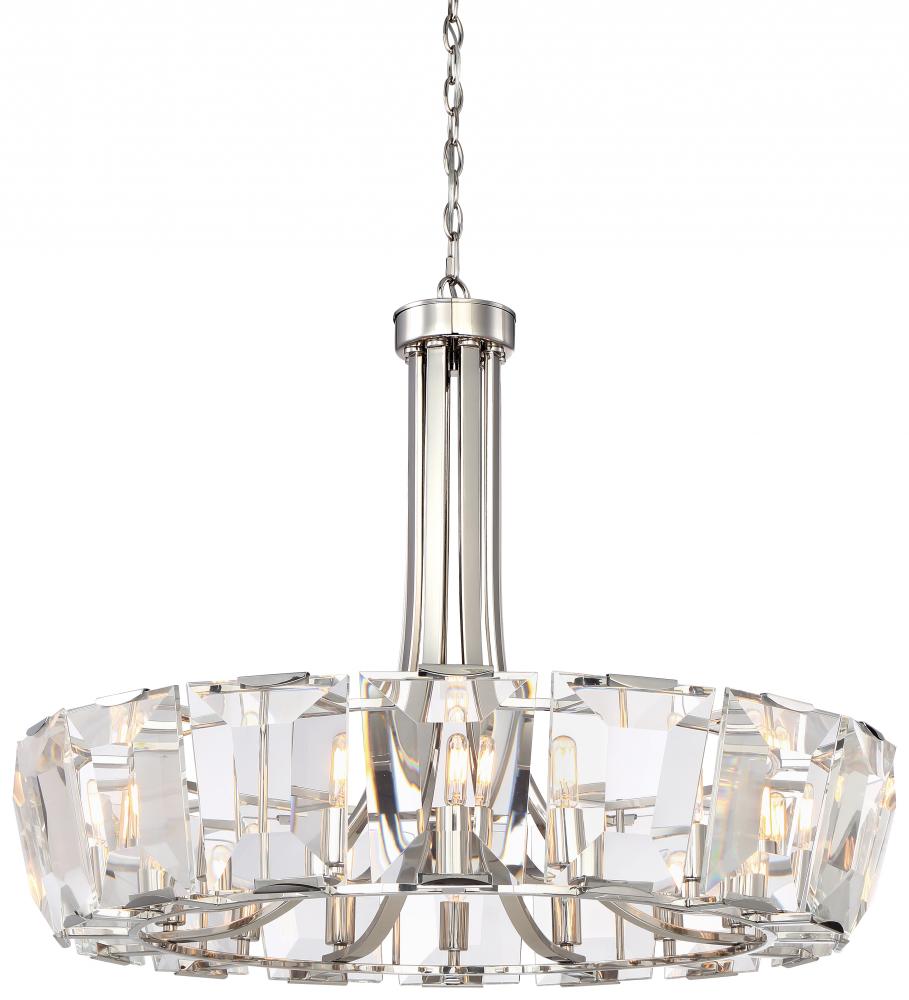 Minka Metropolitan 16 LIGHT CHANDELIER N6986 Chandeliers Minka Metropolitan Nickel  