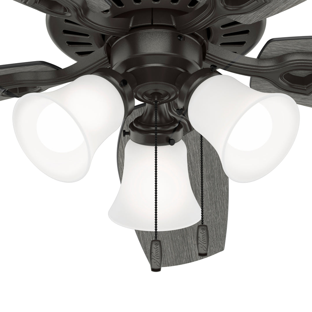 Hunter 52 inch Builder Ceiling Fan with LED Light Kit and Pull Chain