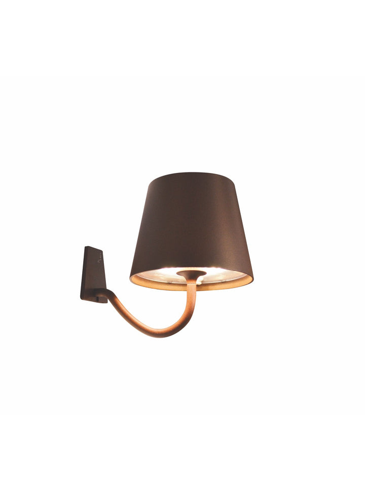 Zafferano America Poldina Wall Lamp Cordless Lamps Zafferano America Rust  