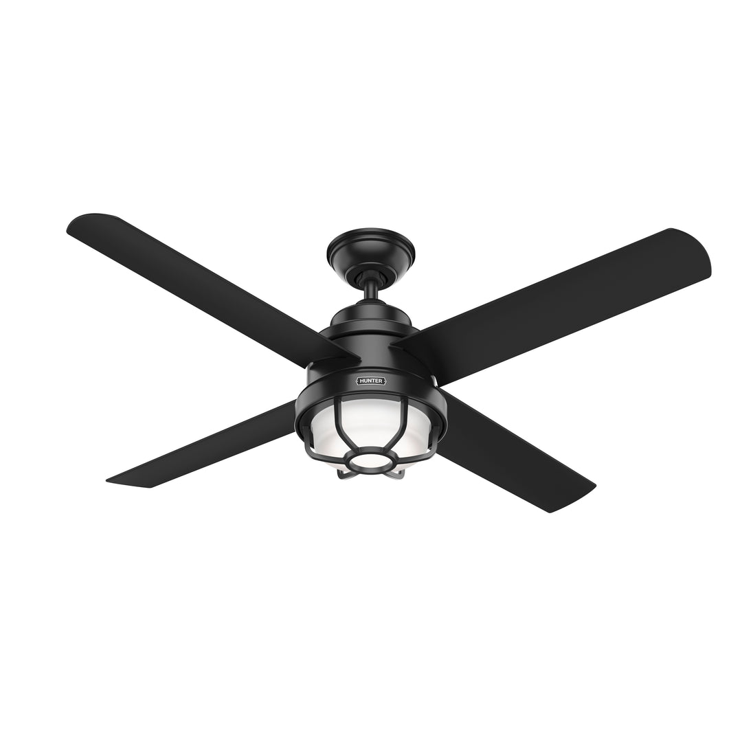 Hunter 54 inch Searow Indoor / Outdoor Ceiling Fan with LED Light Kit and Wall Control Indoor Ceiling Fans Hunter