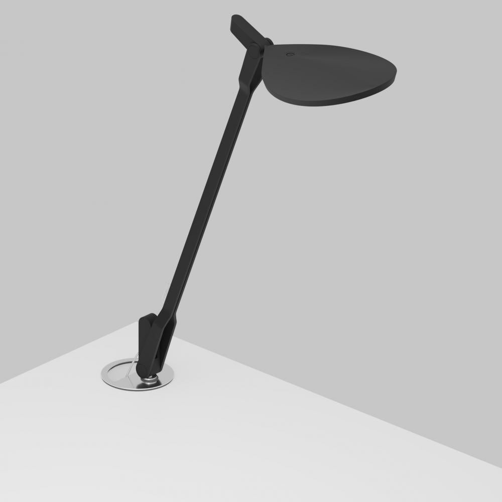 Koncept Inc Splitty Desk Lamp with grommet mount, Matte Black SPY-W-MTB-USB-GRM