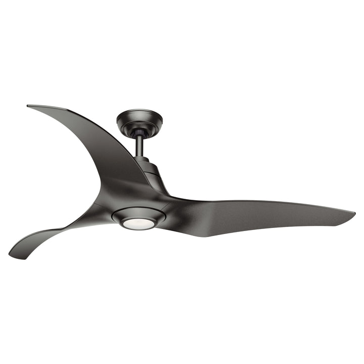 Hunter 60 inch Arwen Damp Rated Ceiling Fan with LED Light Kit and Handheld Remote Indoor Ceiling Fans Hunter   